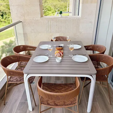 La Mejor Experiencia Frente A La Playa En Baía Kristal Apartamento Cartagena